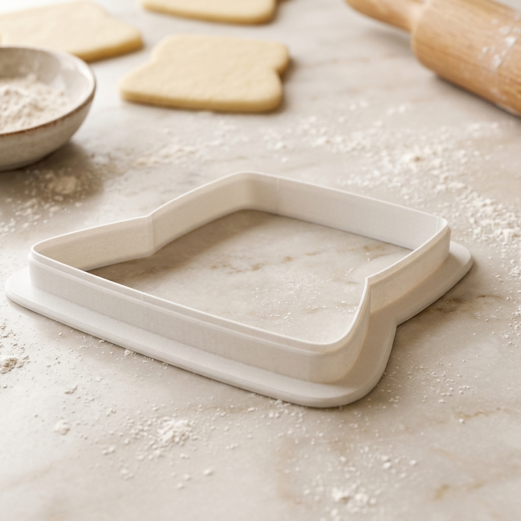 Laptop Cookie Cutter, 3D Printed Cookie Theme