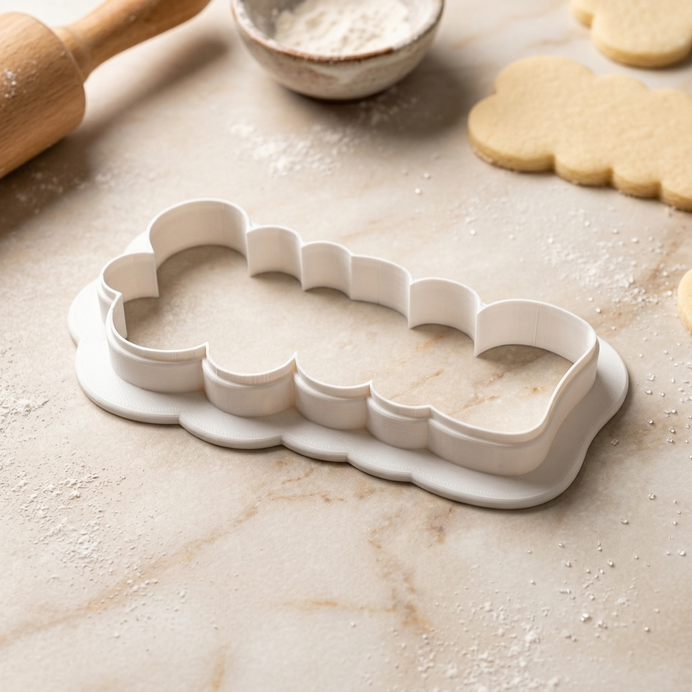 Baby Typography Cookie Cutter, 3D Printed Baby Shower Theme