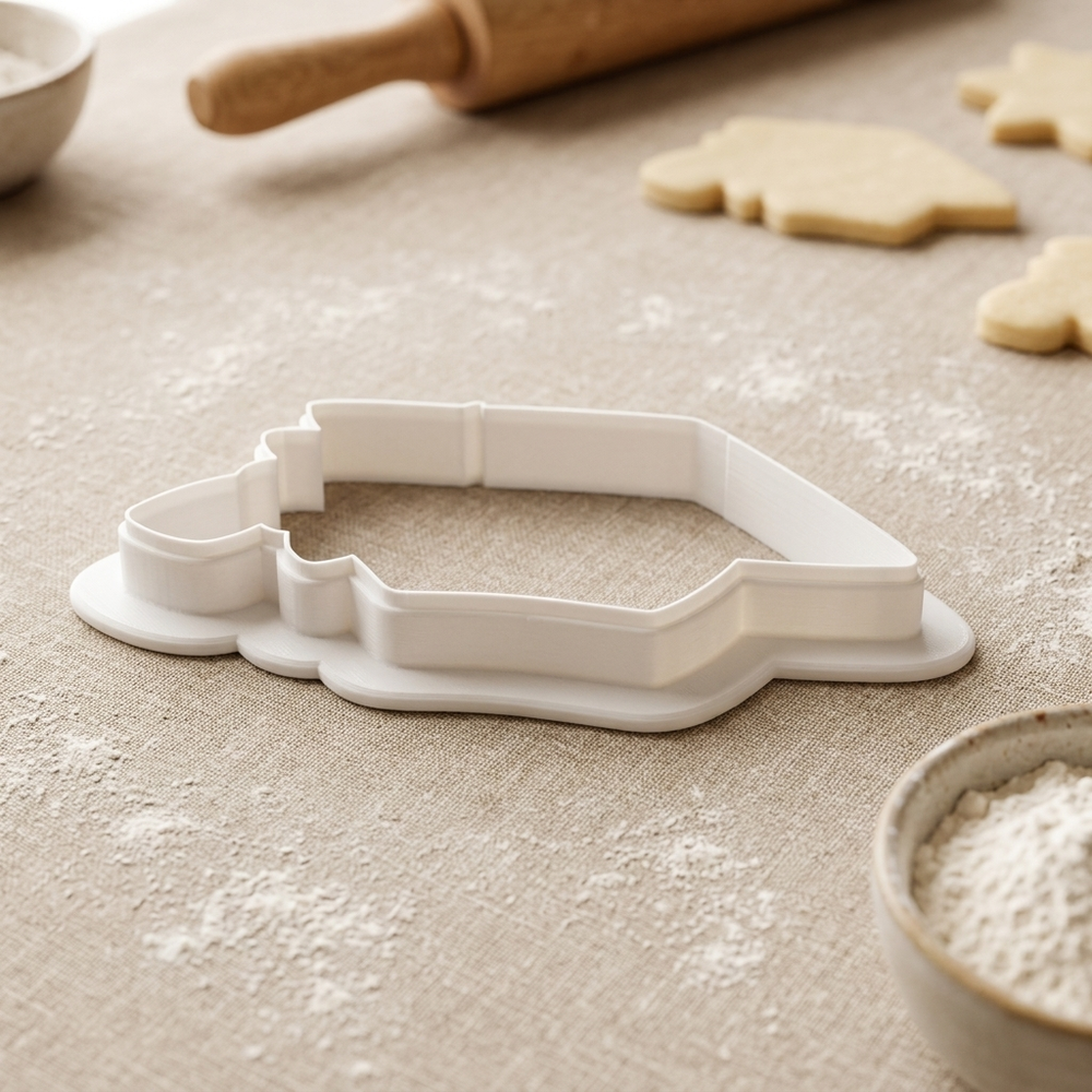 Floral Graduation Cap No2 Cookie Cutter, 3D Printed Graduation Theme