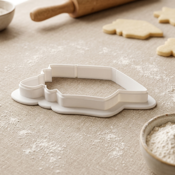 Floral Graduation Cap No2 Cookie Cutter, 3D Printed Graduation Theme