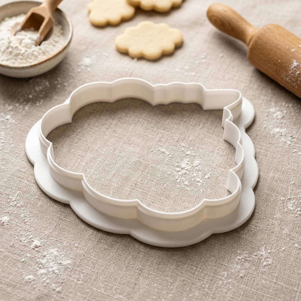 Unicorn In Clouds Cookie Cutter, 3D Printed Animal Theme