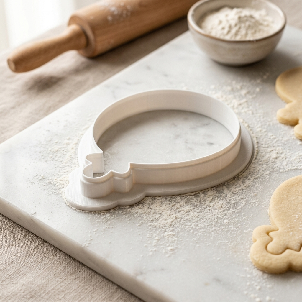 Single Balloon Cookie Cutter, 3D Printed Birthday Theme