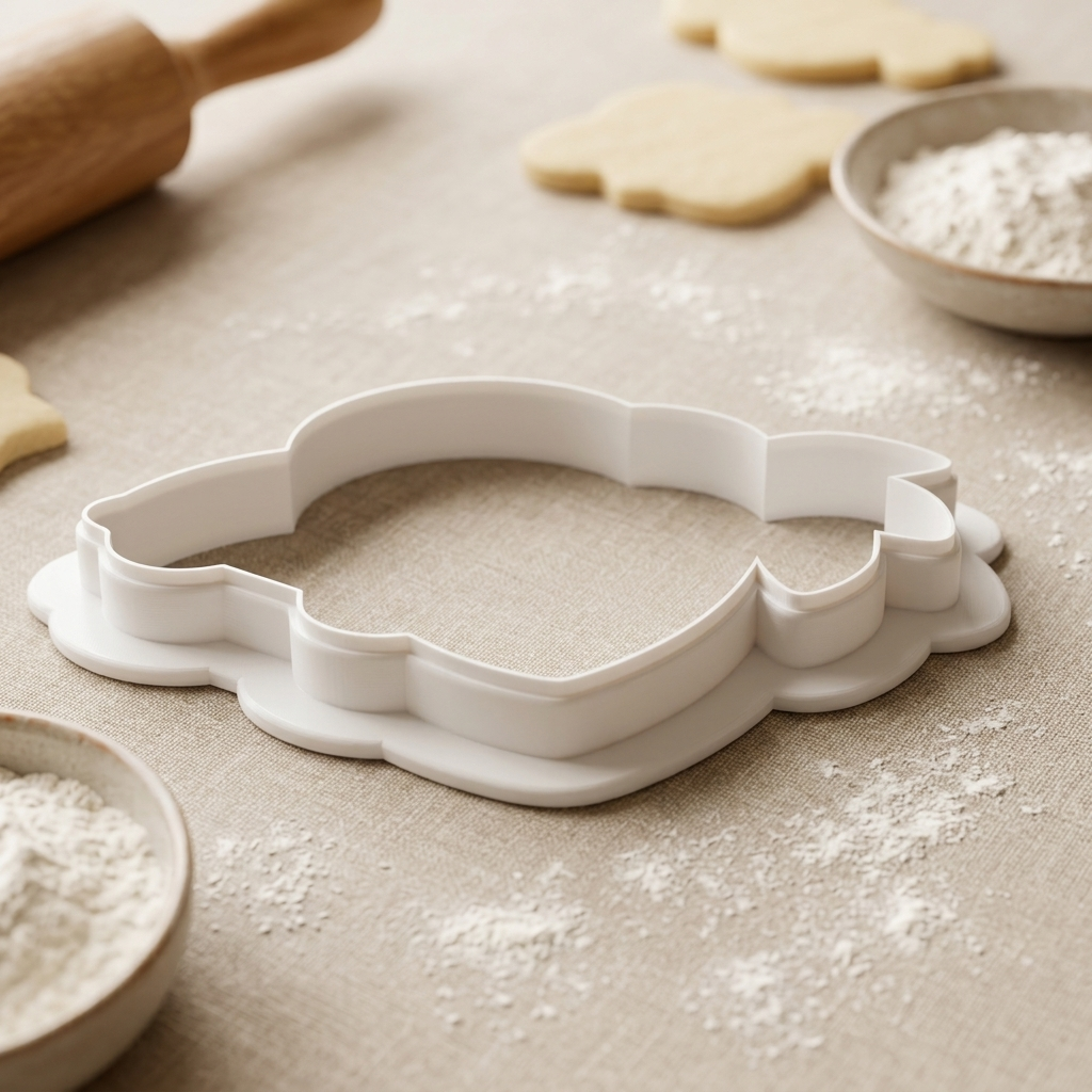 Retro Summer Cookie Cutter, 3D Printed Cookie Theme