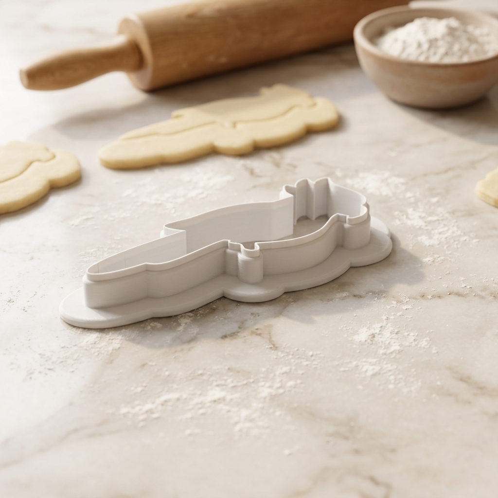 Parrot / Tropical Bird Cookie Cutter, 3D Printed Garden Theme