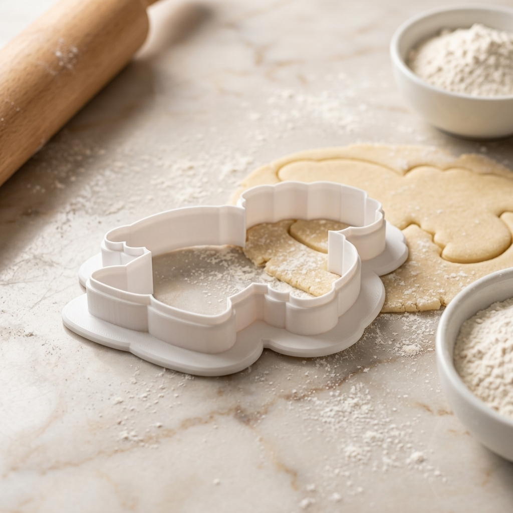 Robot Detailed Cookie Cutter, 3D Printed Cookie Theme