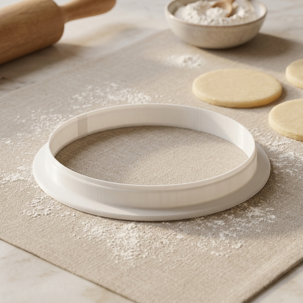 Giant Circle Cookie Cutter, 3D Printed Shape Theme