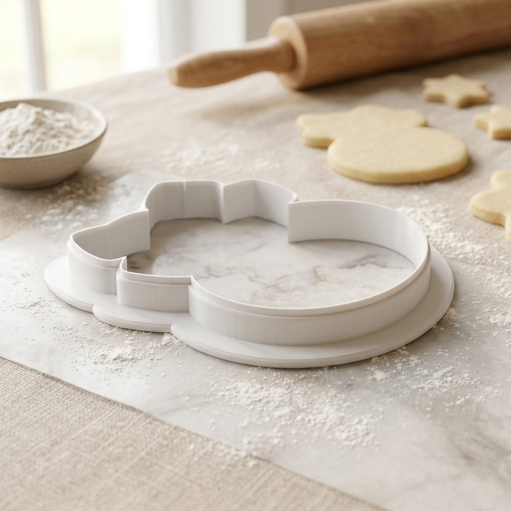 Bacon And Eggs Valentine Food Pair Cookie Cutter, 3D Printed Easter Theme