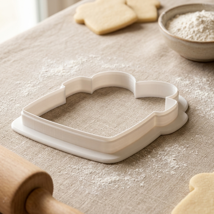 Christmas Present Cookie Cutter, 3D Printed Christmas Theme