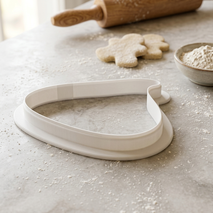 Chocolate Morsel Cookie Cutter, 3D Printed Cookie Theme