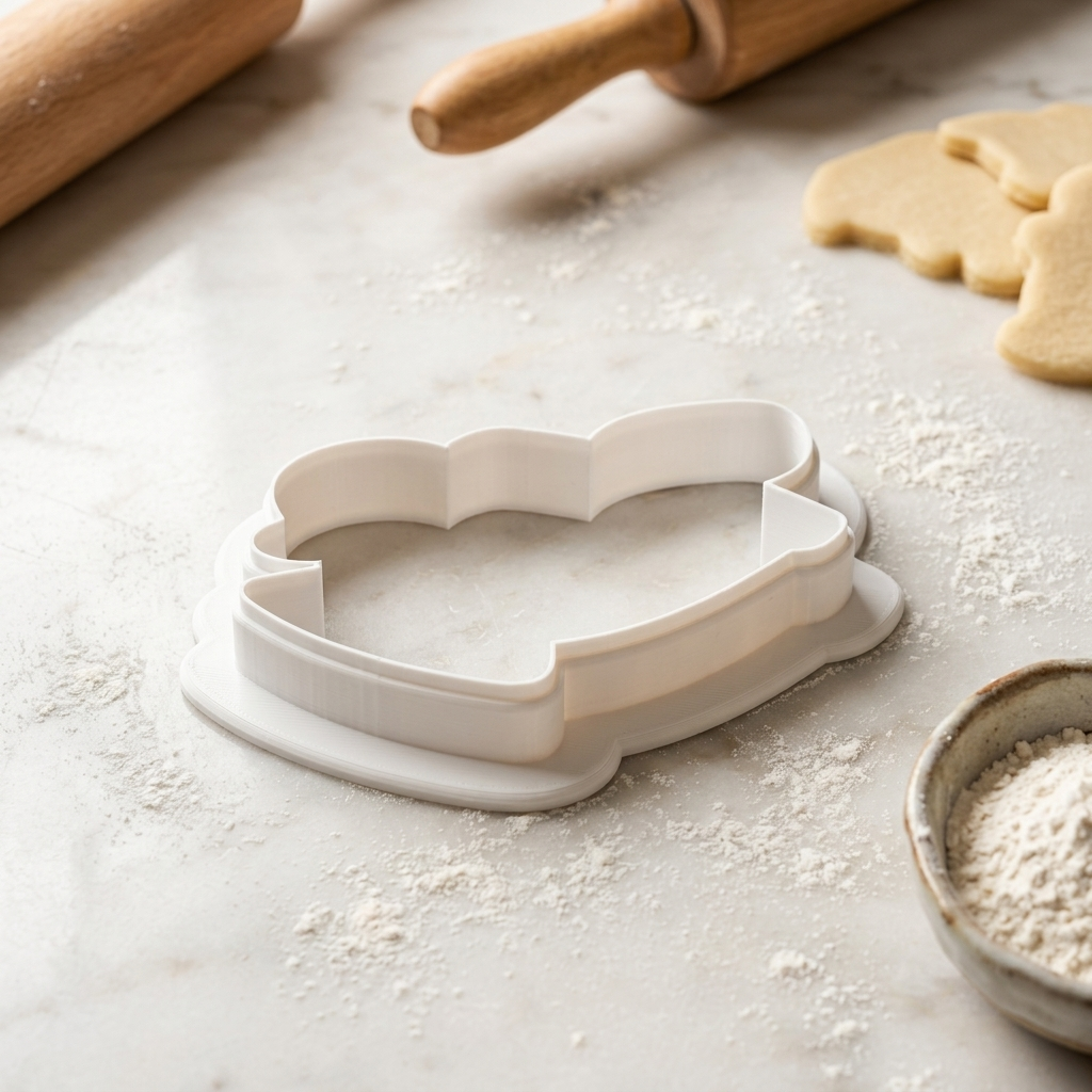 First Communion Candle V2 Cookie Cutter, 3D Printed Home Theme