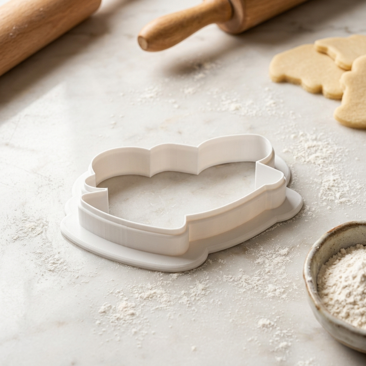 First Communion Candle V2 Cookie Cutter, 3D Printed Home Theme