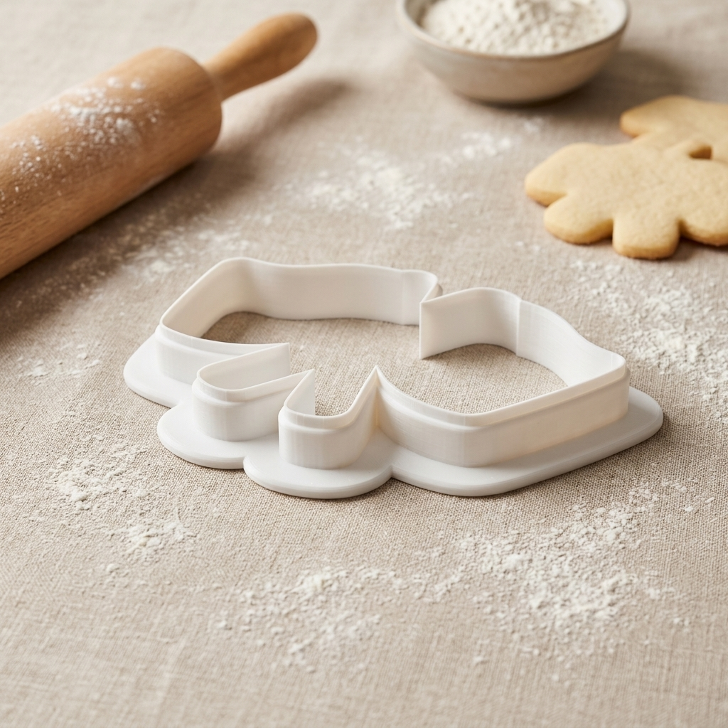 Checkered Flags Cookie Cutter, 3D Printed Holiday Theme