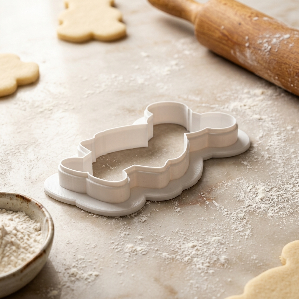 Tall Mouse Doll Cookie Cutter, 3D Printed Cookie Theme