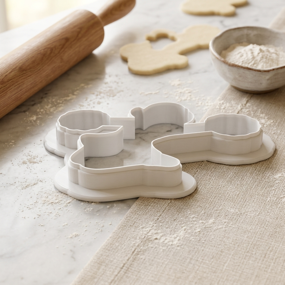 Cheerleading Cookie Cutter, 3D Printed Cookie Theme