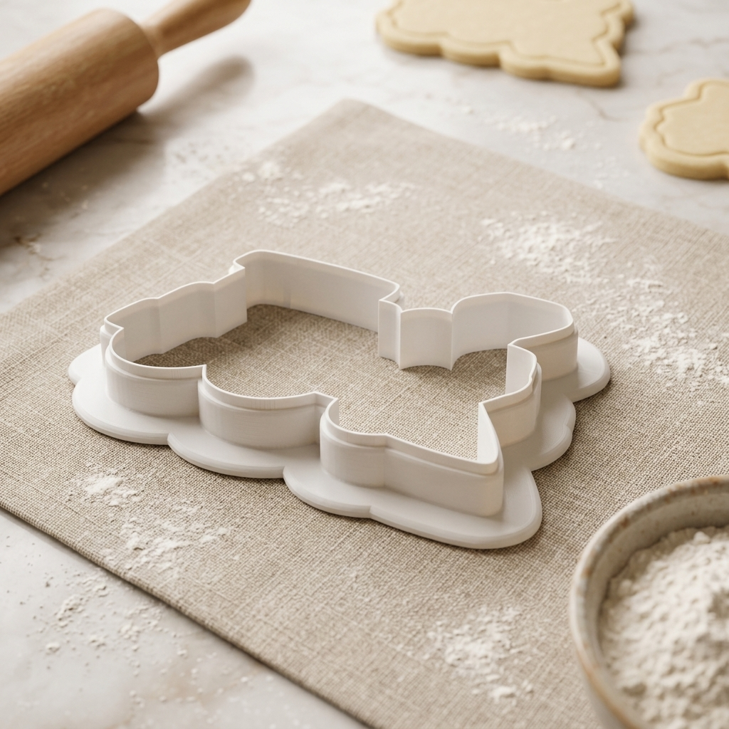 Train Engine Detailed Train Theme Birthday Cookie Cutter, 3D Printed Outdoor Theme