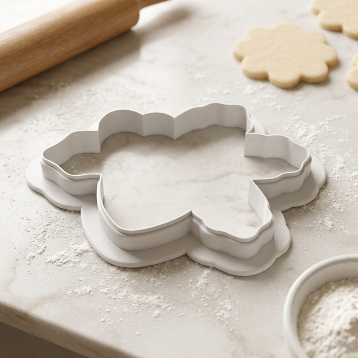 Christmas Foliage Cookie Cutter, 3D Printed Christmas Theme