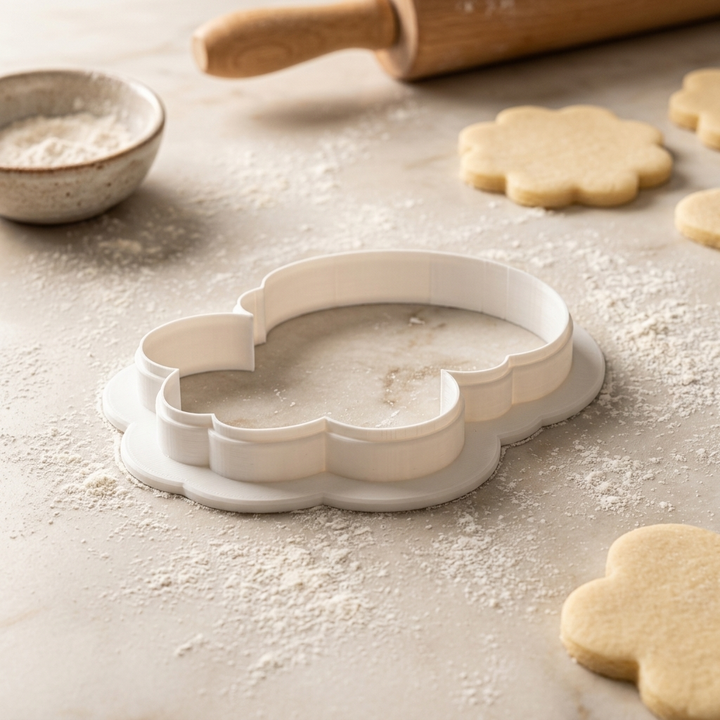 Chubby Jellyfish V2 Cookie Cutter, 3D Printed Animal Theme