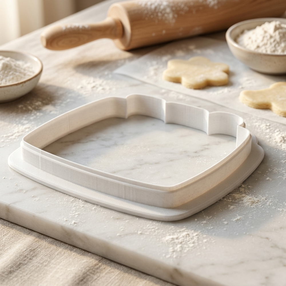 Chalkboard Cookie Cutter, 3D Printed School Theme