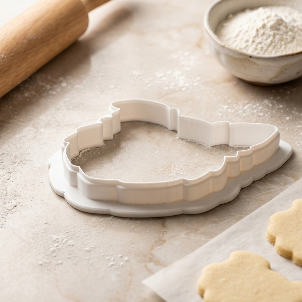 Dog Border Collie Head Cookie Cutter, 3D Printed Animal Theme