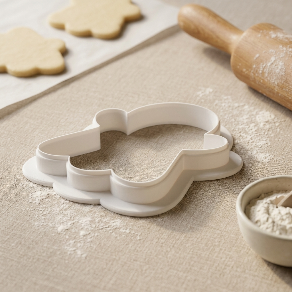 Party Ghost Cookie Cutter, 3D Printed Halloween Theme
