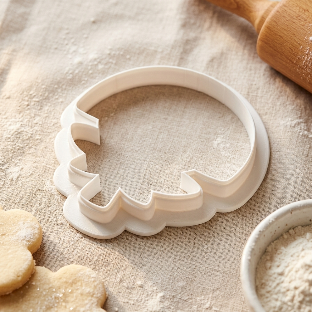 Rainbow With Weed Leaf Cookie Cutter, 3D Printed Garden Theme