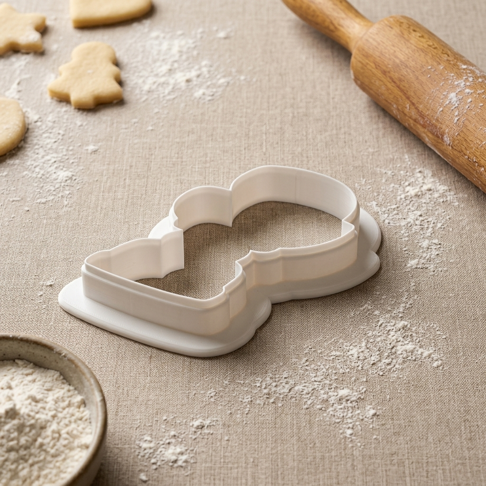 Football Trophy Cookie Cutter, 3D Printed Sports Theme