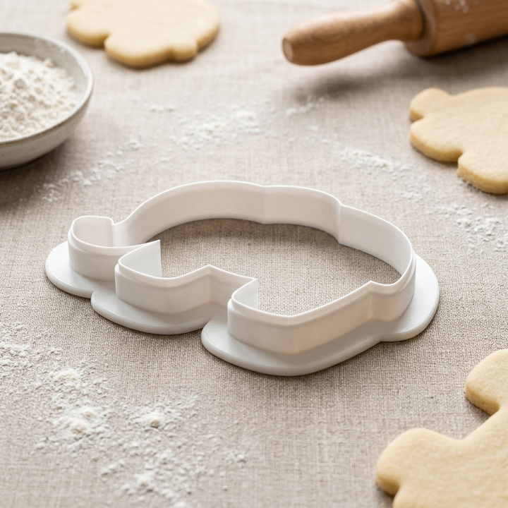 Republican GOP Elephant Cookie Cutter, 3D Printed Animal Theme