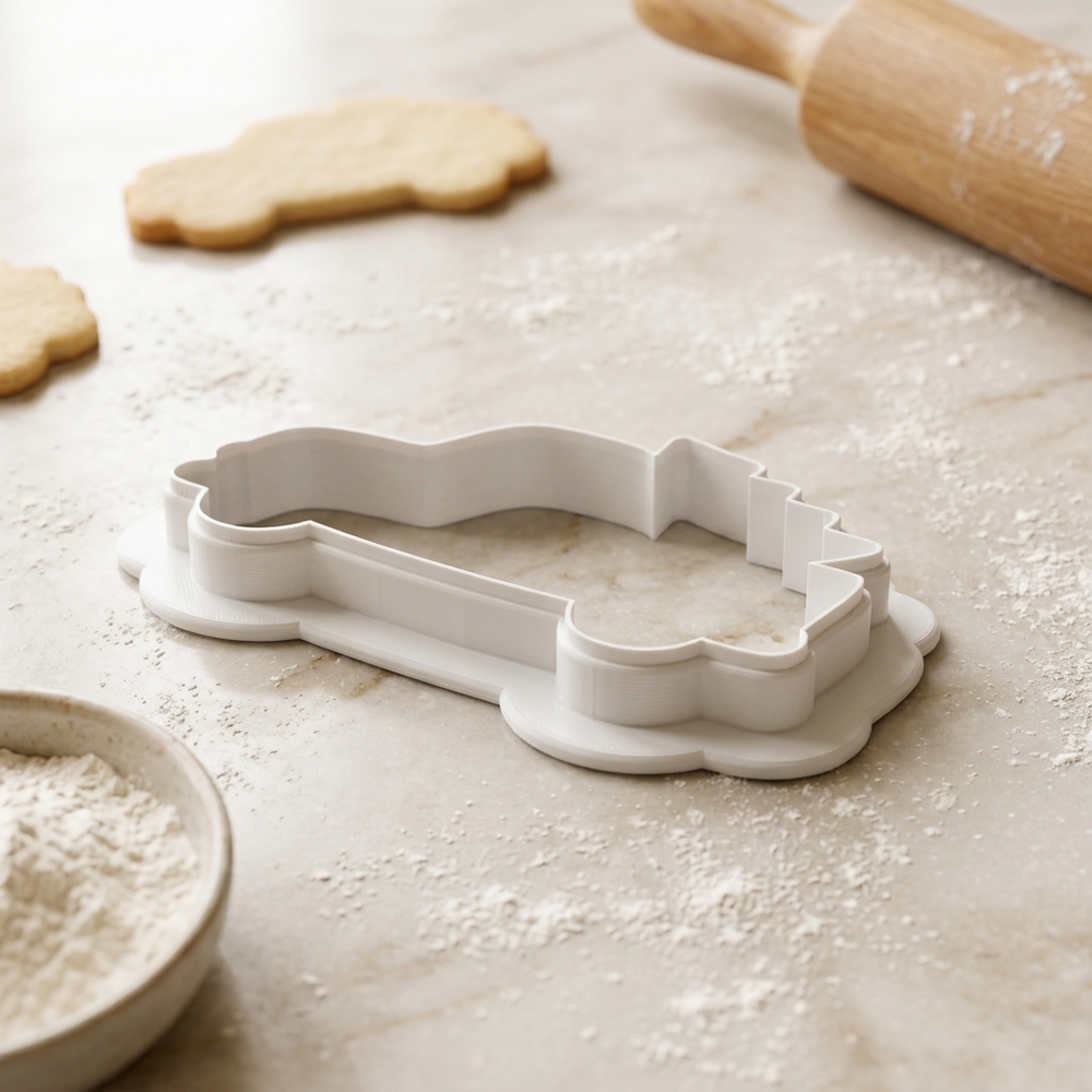 Christmas Truck Cookie Cutter, 3D Printed Christmas Theme