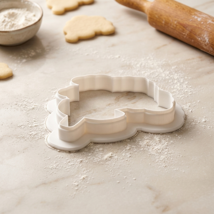 Achillea Cookie Cutter, 3D Printed Cookie Theme
