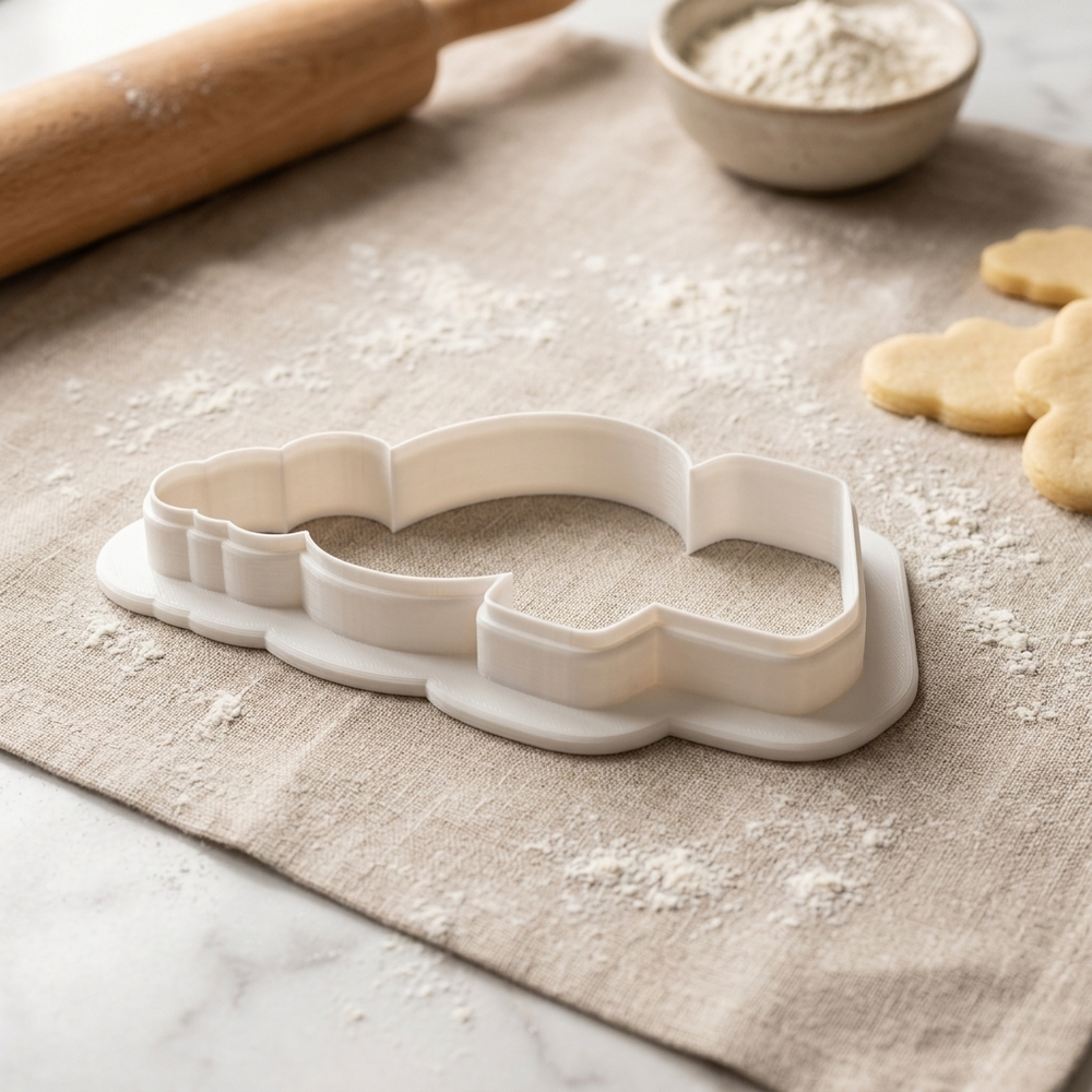 40th Birthday Cookie Cutter, 3D Printed Birthday Theme
