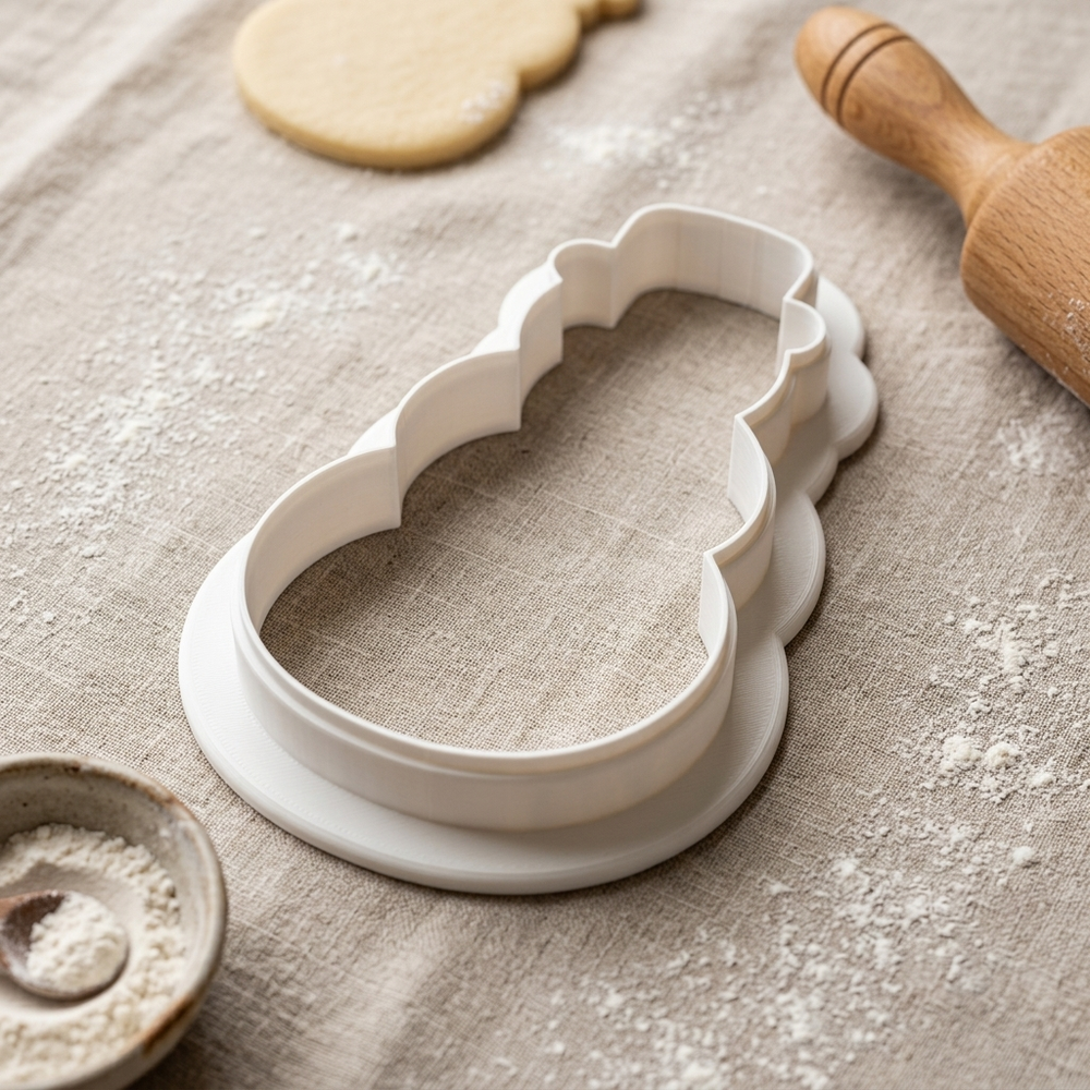 Snowman DIY Christmas Cookie Cutter, 3D Printed Christmas Theme
