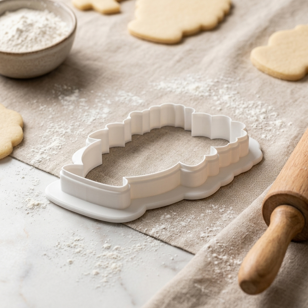Floral Vase No2 Cookie Cutter, 3D Printed Home Theme