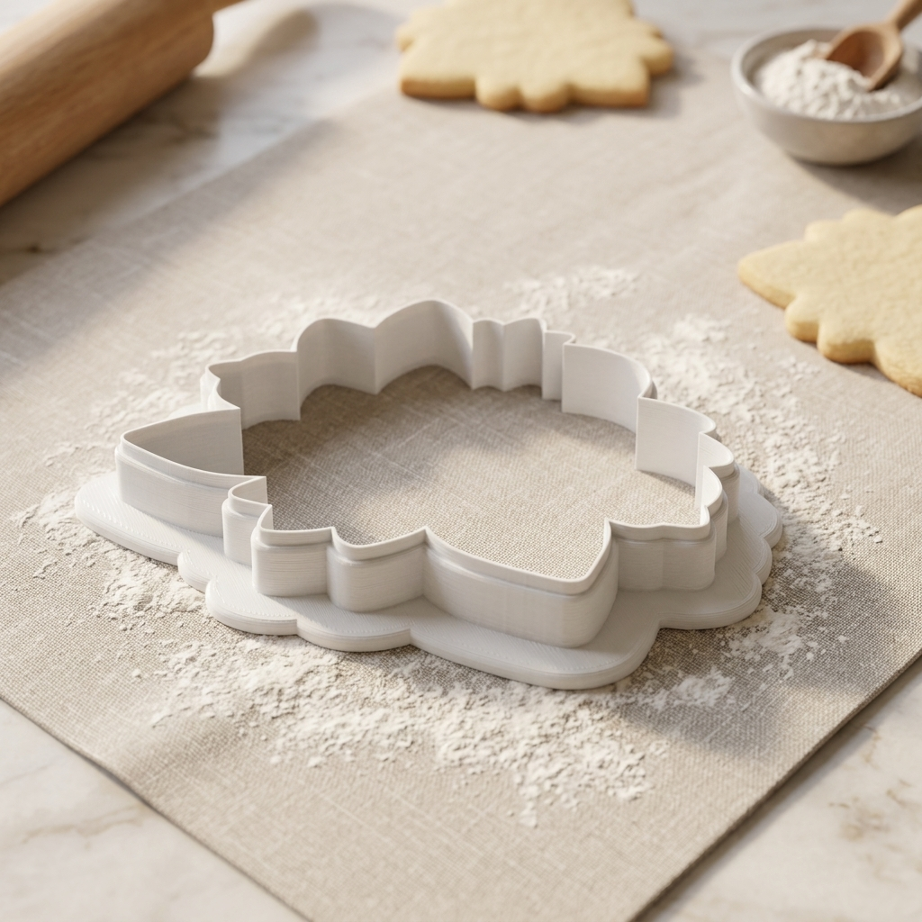 Echinacea Flower Cookie Cutter, 3D Printed Garden Theme