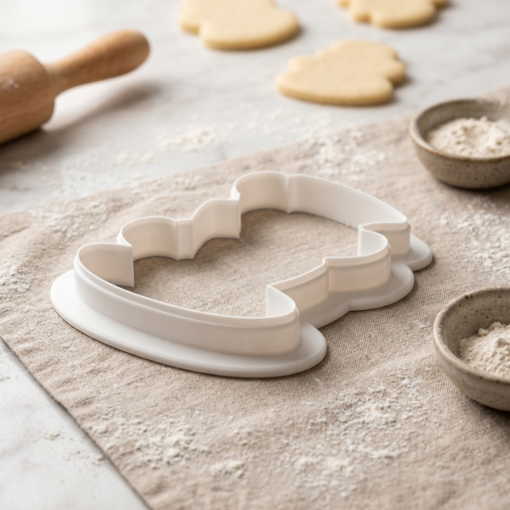 Stacking Tea Cups Cookie Cutter, 3D Printed Food Theme