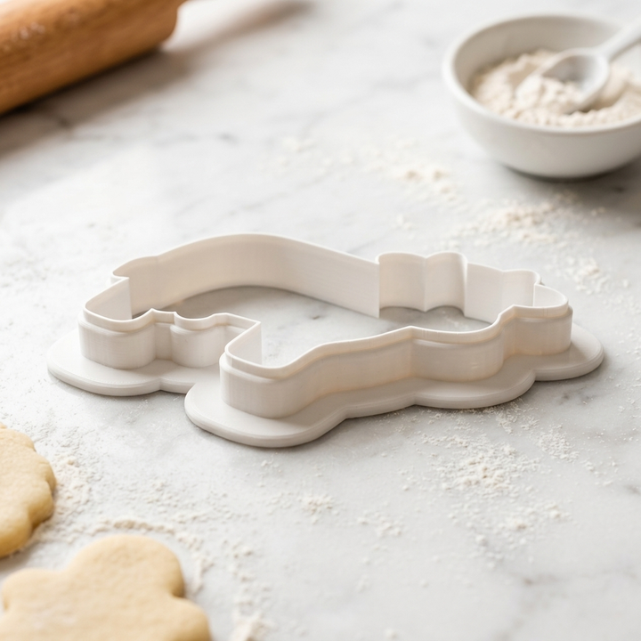 Dairy Cow Cookie Cutter, 3D Printed Animal Theme
