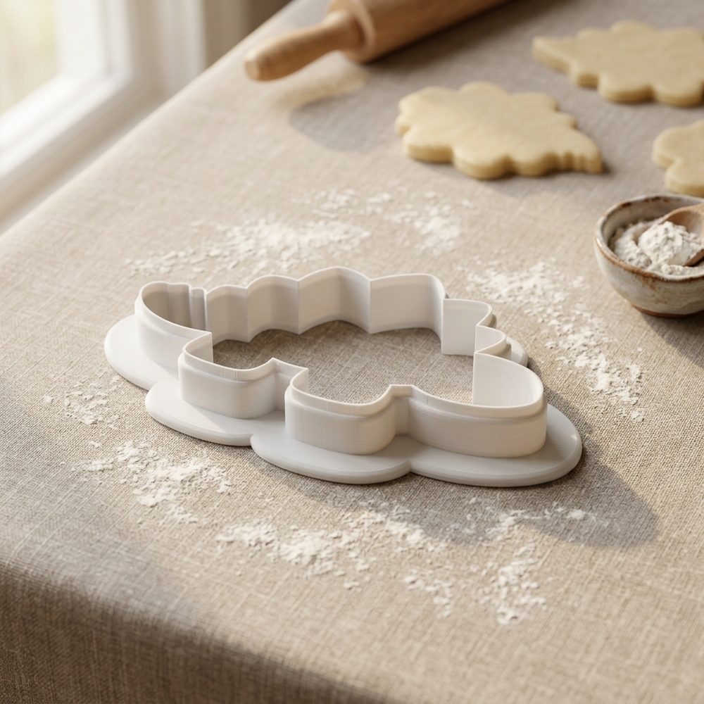 Stegosaurus Cookie Cutter, 3D Printed Cookie Theme
