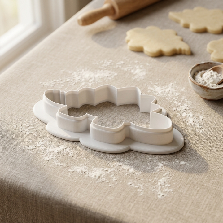 Stegosaurus Cookie Cutter, 3D Printed Cookie Theme