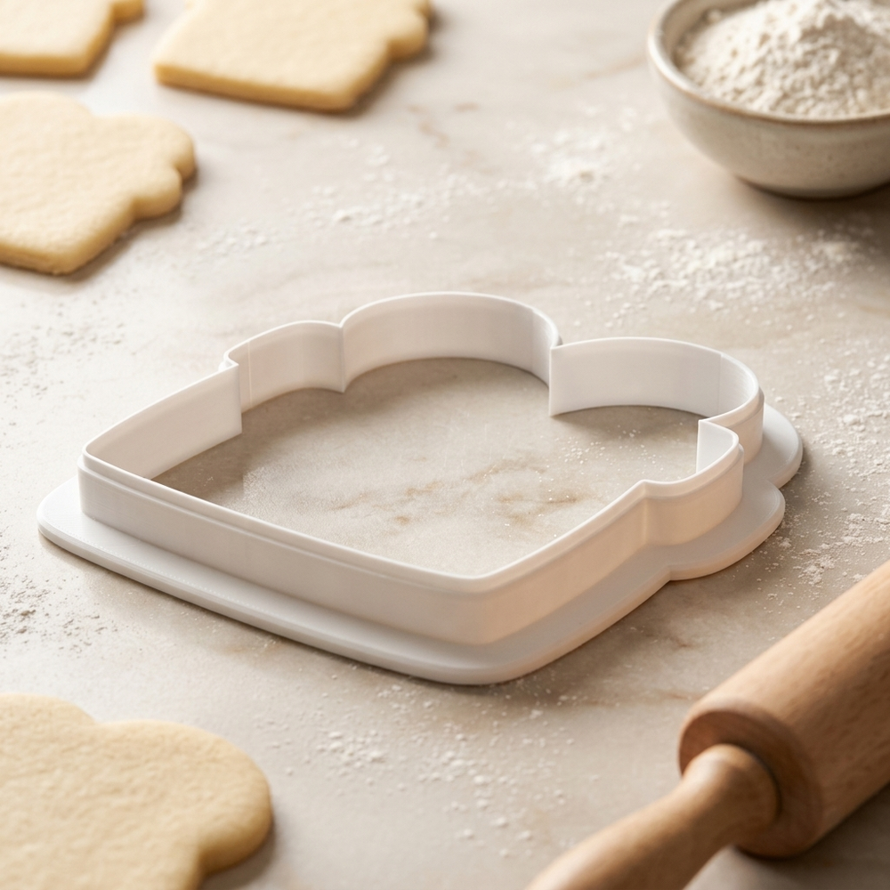 Present Cookie Cutter, 3D Printed Birthday Theme