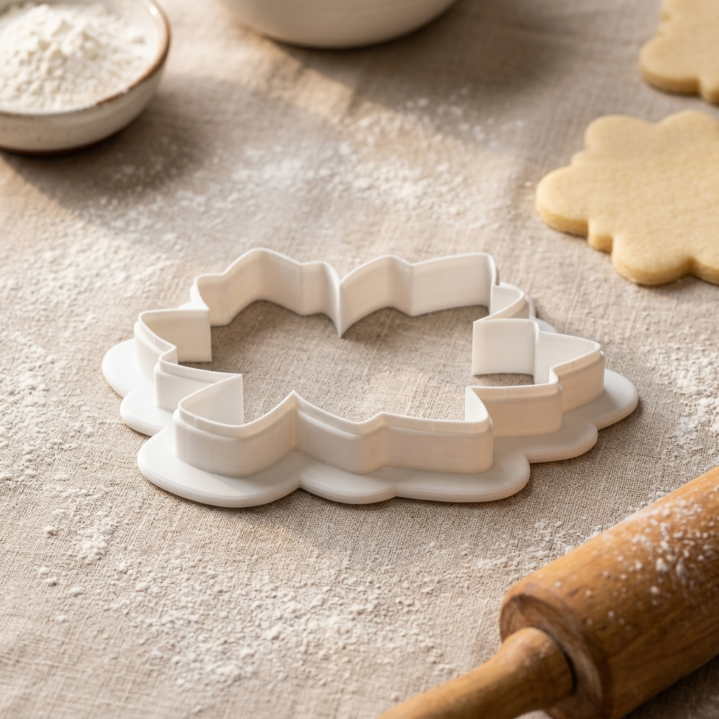 Natural Maple Leaf Cookie Cutter, 3D Printed Holiday Theme
