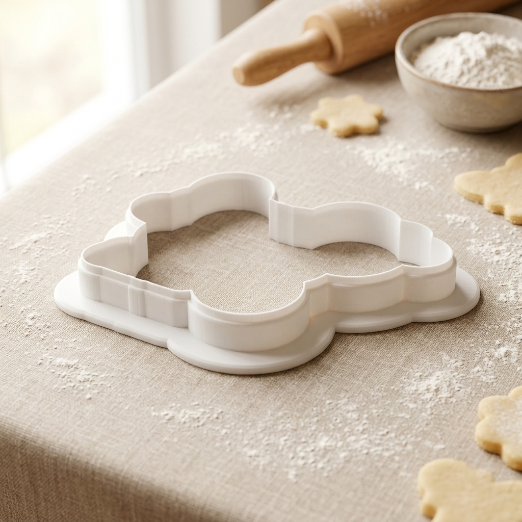 Skinny Thank You Cookie Cutter, 3D Printed Cookie Theme