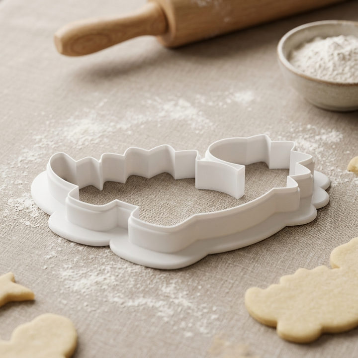 Valentine Dino Cookie Cutter, 3D Printed Valentine Theme