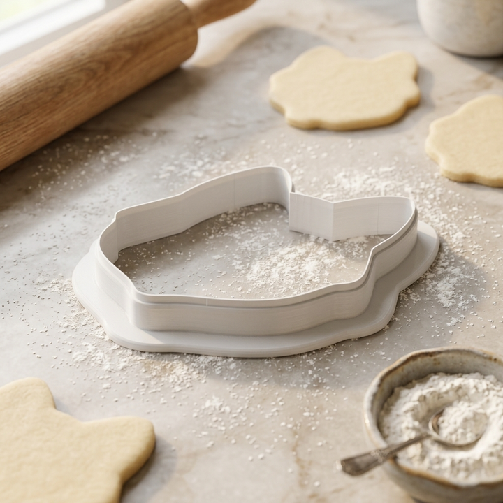 Dog Siberian Husky Head Cookie Cutter, 3D Printed Animal Theme
