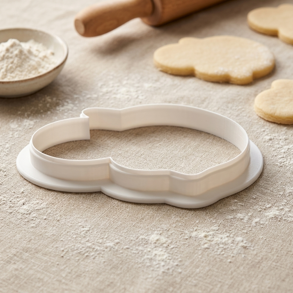 Baseball Helmet With Baseball Cookie Cutter, 3D Printed Sports Theme