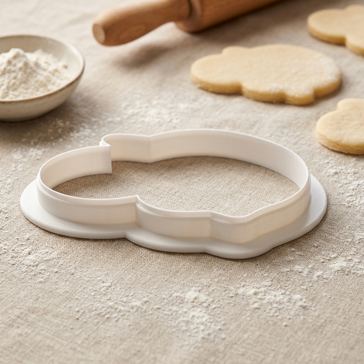 Baseball Helmet With Baseball Cookie Cutter, 3D Printed Sports Theme