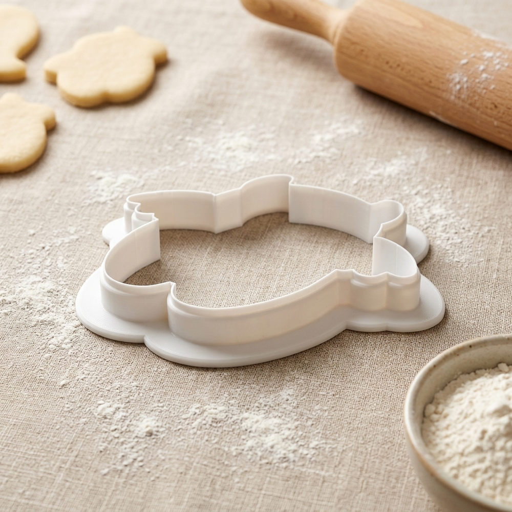 Valentine Monster Cookie Cutter, 3D Printed Halloween Theme