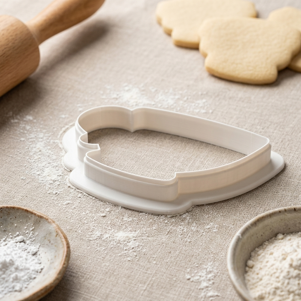 Coquette Tea Cup ETSY Cookie Cutter, 3D Printed Food Theme