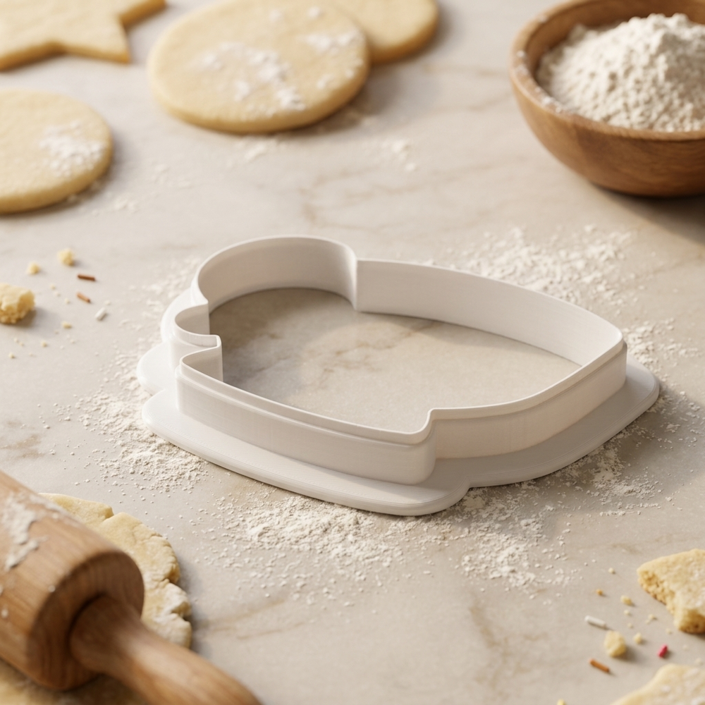 Chocolate Candy Cookie Cutter, 3D Printed Cookie Theme