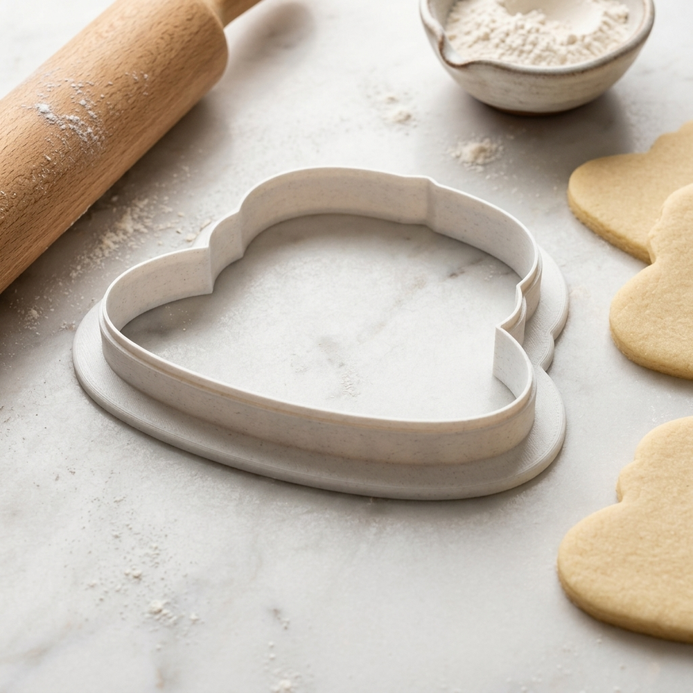 Pancakes And Syrup Cookie Cutter, 3D Printed Cookie Theme