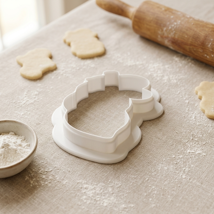 Peapod Cookie Cutter, 3D Printed Cookie Theme