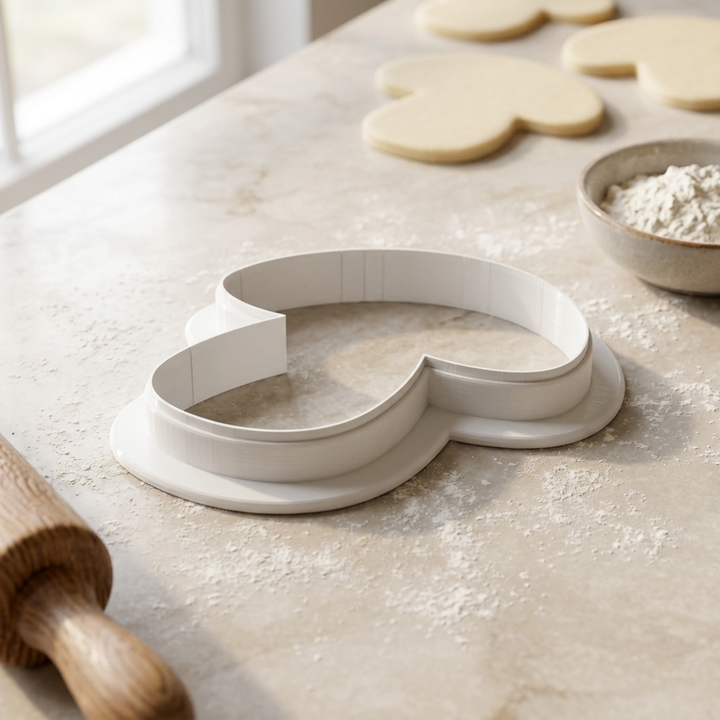 Mushroom Cookie Cutter, 3D Printed Garden Theme